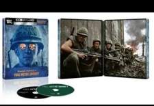 FULL METAL JACKET 4K ULTRA HD + BLU-RAY OOP BEST BUY EXCLUSIVE STEELBOOK! RARE! 