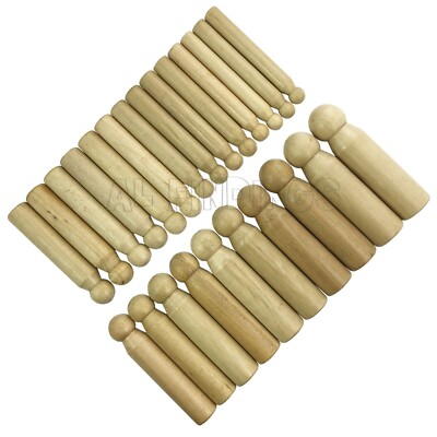 Set Von 24 Holz Doming, Dapping Stanzen Schmuck Basteln Reparaturwerkzeug 8-23mm