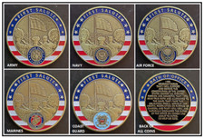 Challenge Coin: Officer Oath First Salute SPECIFY BRANCH $12.95 EACH