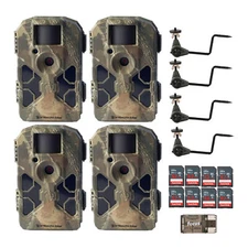 Stealth Cam G42NG No-Glo Trail Camera 4-Pack Ready-to-Go Accessory Bundle