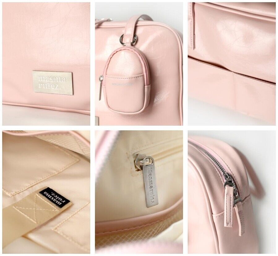 ★masmarulez★ 304 leather pouch shoulder bag Pink Masmarulez] Korean 304 Leather Pouch Shoulder Bag Pink | eBay