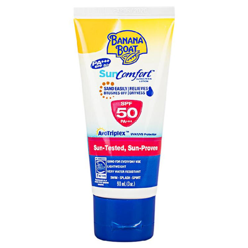 banana boat sun comfort 50