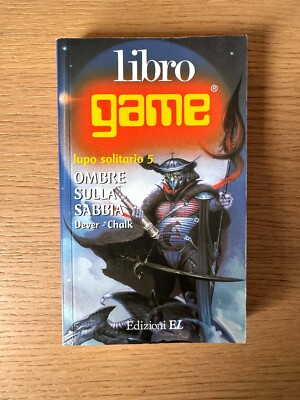 LIBROGAME - Ombre sulla Sabbia / Lupo Solitario 5 - NUOVA EDIZIONE E.ELLE