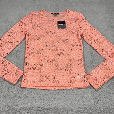 Floral Blouses Forever 21 Lace Blouse Forever 21 Women's Beige