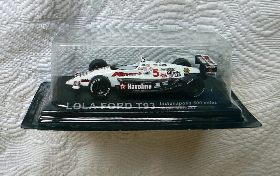 NIGEL MANSELL LOLA FORD T93 Winner CART 1993 1:43 INDY 500 Nuova mai aperta - Immagine 2 di 3