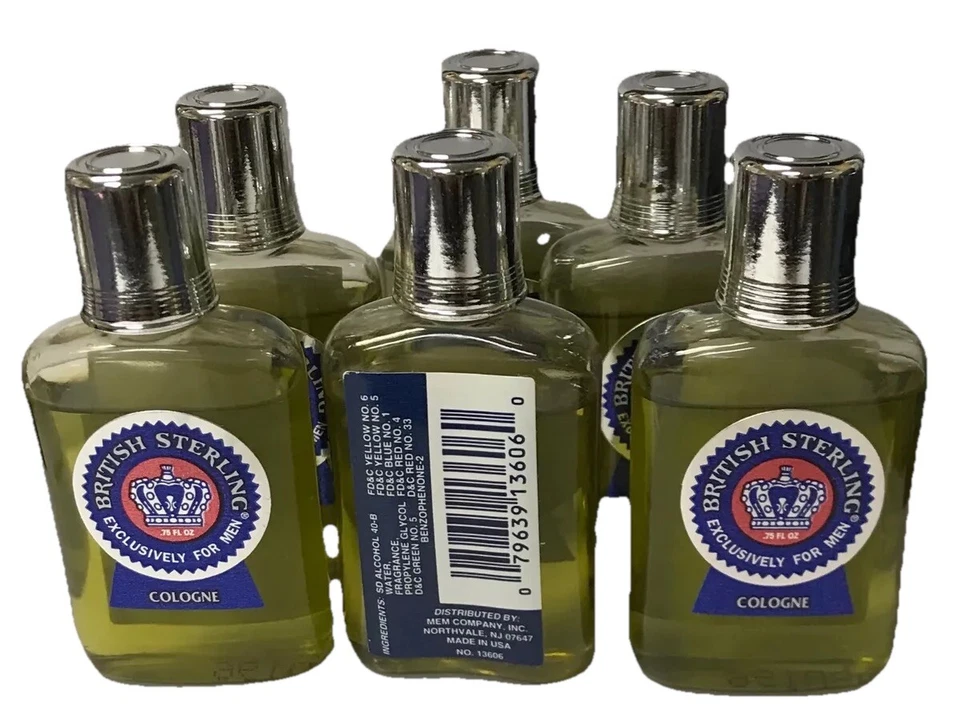 36 British Sterling Cologne ORIGINAL AÑOS 90 0,75 OZ PL LEER ABAJO PEGATINAS DE PRECIO Foto 2 de 2