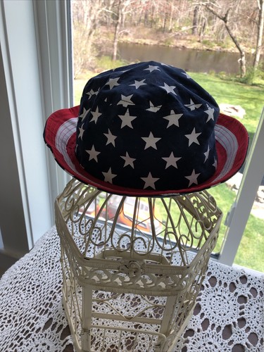 NEW KBETHOS 100% Cotton Bolo Hat (One-size) Patriotic Stars & Stripes - Picture 3 of 5