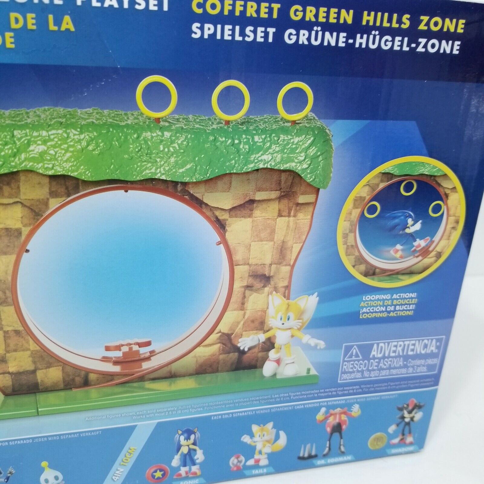 Sonic - Playset Green Hill Zone - Outros Jogos de Faz de Conta