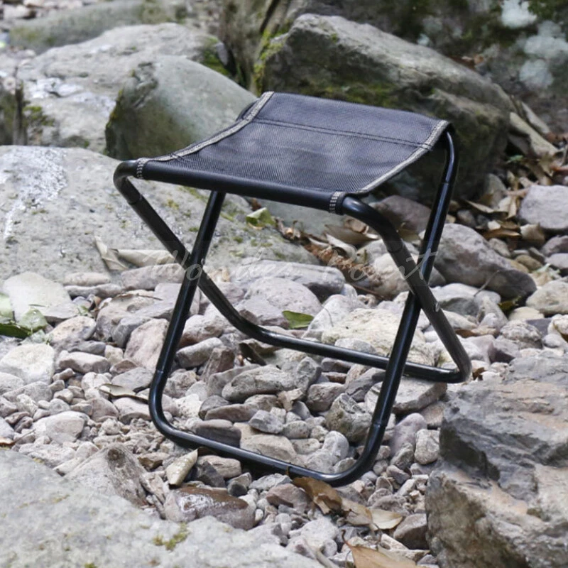 Small Fishing Folding Chair Mini Portable Outdoor Camping Foldable Stool  Hiking