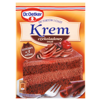 DR OETKER CAKE CREAM 120G - BIG CHOICE- DYI  DESSERT BAKE MIX CHOCOLATE VANILLA 