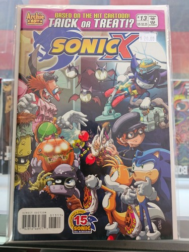 SONIC X 13 VF+/NM- BUBBA COMIC BOOKS