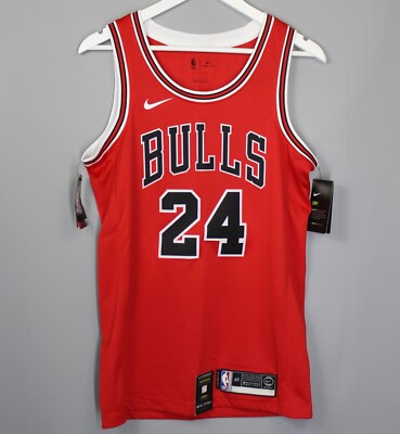 CHICAGO BULLS NBA BASKETBALL JERSEY SHIRT SWINGMAN #24 MARKKANEN NIKE SIZE  S