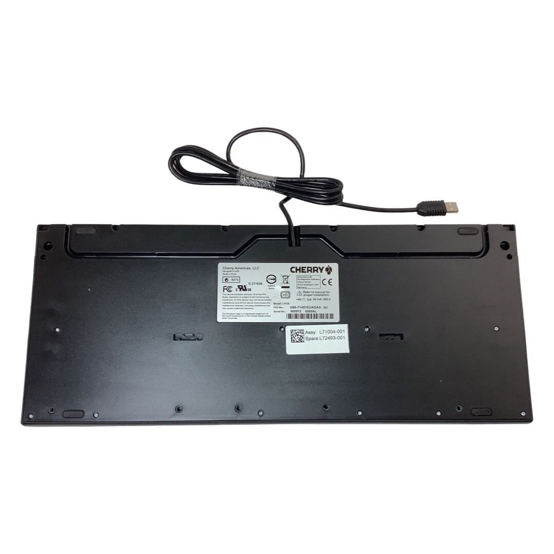 HP Cherry G86-71401 POS Keyboard with TP L72493-001 G86 
