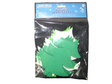 17 pc Green White Christmas Tree Foam Fun Shape Sheets Arts  Crafts Kids
