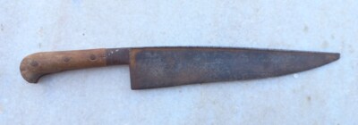 Antique Old Rare Hand Made Bone Work Handle Iron Blade Knife Indian Kater Dagger