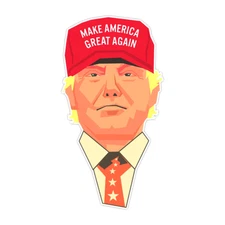 Trump Make America Great Again Bumper Sticker Vinyl MAGA Decal 5"