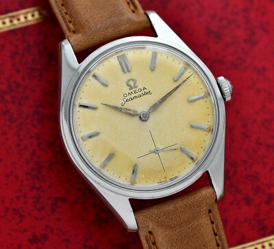 Vintage OMEGA 2990-1- SEACHERO - Steel Jumbo 36mm Case - 1961 Swiss Watch