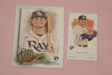 JOSH LOWE (2) RC'S 2022 ALLEN GINTER BASE & MINI VARIATION #196&RDV-11 TAMPA BAY