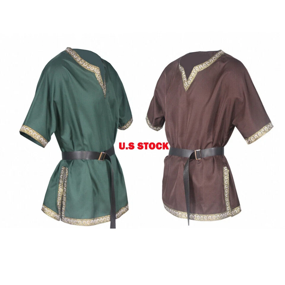 Túnica de caballero medieval renacentista para hombre disfraz Halloween vintage disfraces Foto 2 de 4