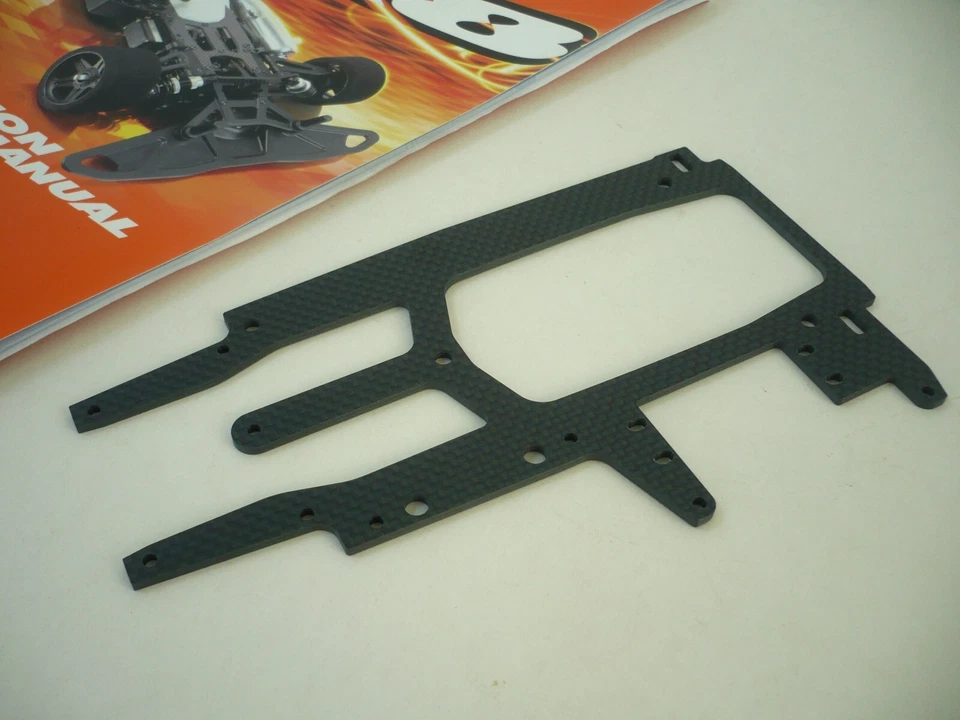 XRay RX8 2012 Graphite Radio Plate Flex V2 346111 for 1/8 21 class on-road Race - Image 2 of 3