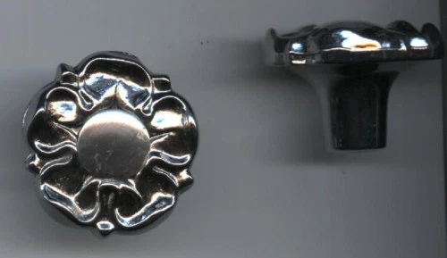 SILBERKREUZ VINTAGE PUPPEN COACH GEBAUT KINDERWAGEN YORK ROSE ÜBERDACH KNÖPFE Schrauben Knopf