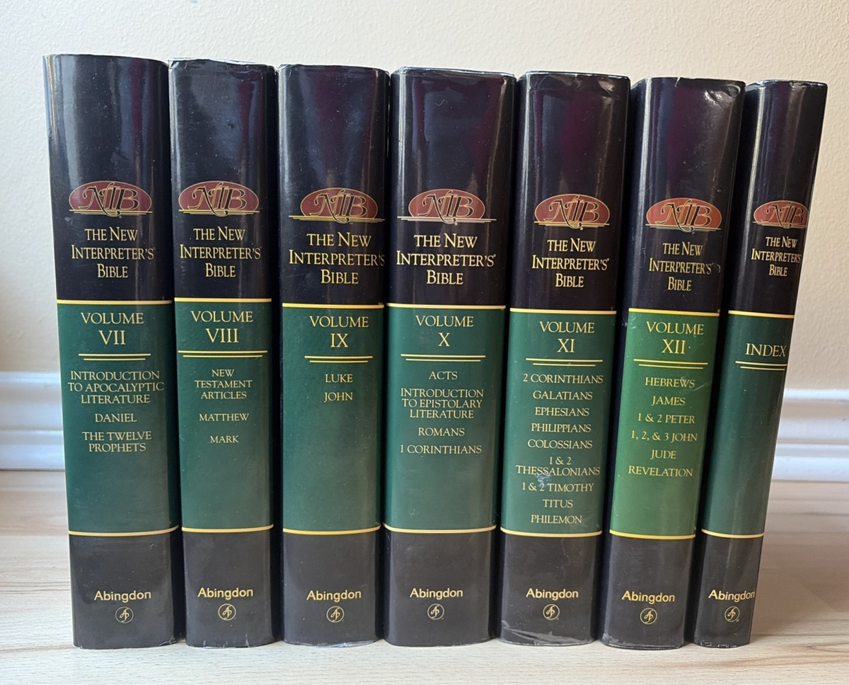 New Interpreter's Bible Commentary 7 Volumes 1994 Incomplete Set