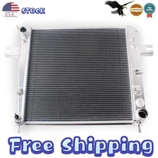 2 Rows All Aluminum Radiator Fits 2002 2003 2004 2005 2006 Jeep Liberty 3.7L V6