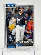 Troy Johnston Rookie RC 2026 Topps Series 1 Baseball Card #317 Miami Marlins