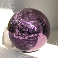 Yescom 24" Large Disco Ball Mirror Big Hanging Glass for Party Events Wedding