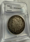 1896-S MORGAN SILVER DOLLAR **ICG VF-30 DETAILS cleaned