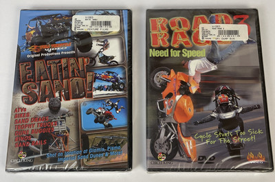 Motorcycle Stunts Dune Buggies DVD Road Rage 3 Need For Speed & Eatin Sand 2004