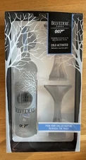 NEW James Bond Spectre 2015 Belvedere Movie Collectible Martini Glass Set 007