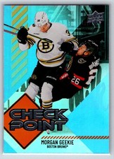 2024-25 Upper Deck Series 1 Check Point #CP-3 Morgan Geekie Bruins