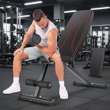 660LBS Weight Bench  Fast Foldable Workout Bench Press for Home Gym Strength New