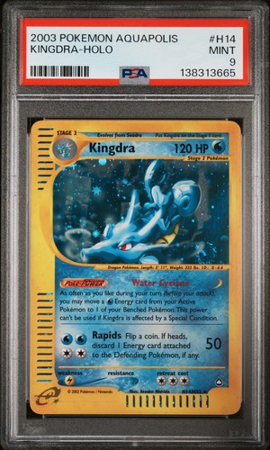 Kingdra graded PSA 9 for sale on eBay