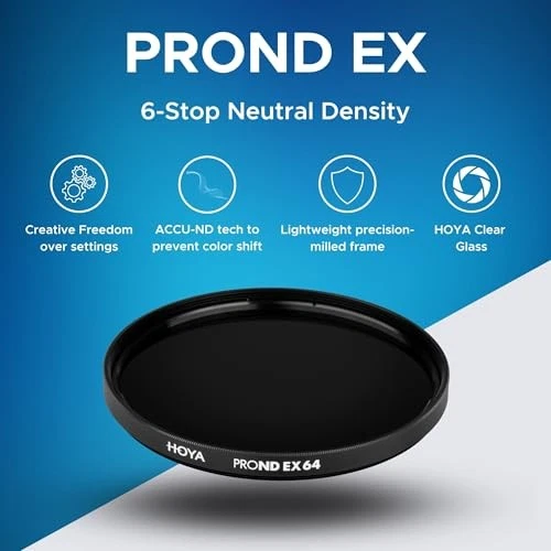 72Mm Neutral Density Camera Lens Filter 6 Stop Infrared Blocking For Clear Im... - Image 2 of 4