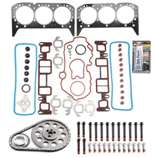 Timing Chain Kit Cover Gasket Bolts Set For 99-05 GMC Jimmy Chevrolet Astro 4.3L