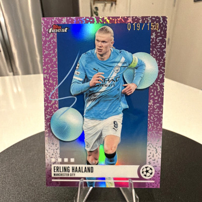 Topps Finest 2026 Erling Haaland Manchester City #353 /150 Uncommon Color Match