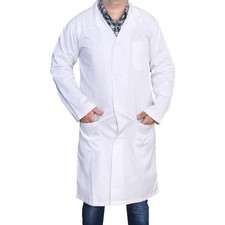 DR Uniforms - Unisex Lab Coat 60 Cotton / 40 Polyester Sanforized to Prev...