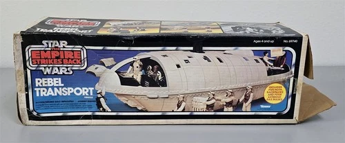 X-157 VINTAGE 1980'S KENNER STAR WARS REBEL TRANSPORT SHIP WITH ORIGINAL BOX