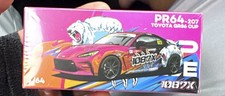 POP RACE PR64 Toyota GR86 Cup 1:64 Diecast Car Pink/Multicolor