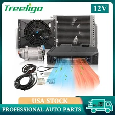 12V Electric Cooling Water Heat Underdash Air Conditioner DC Auto Car A/C Kit