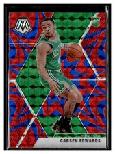 2019-20 Panini Mosaic #220 Carsen Edwards Reactive Blue Boston Celtics
