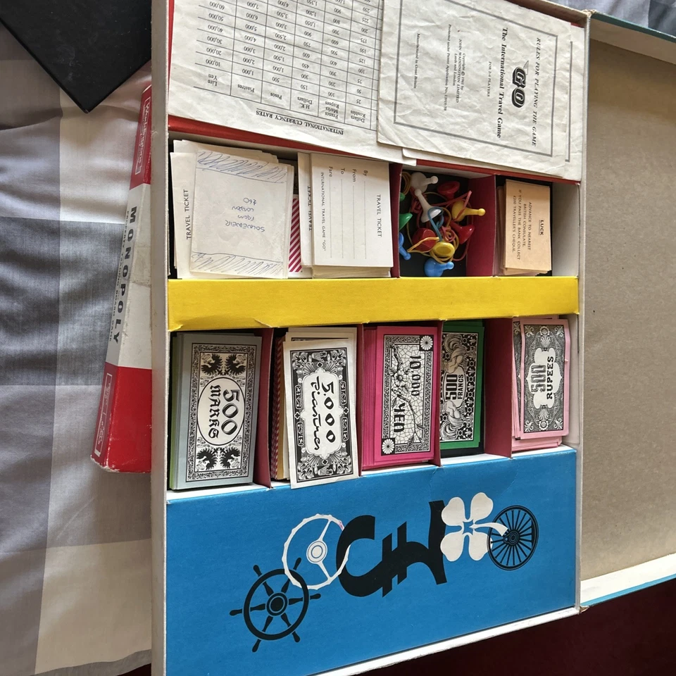 Waddington's Go Board Game 1961  Complete Amazing Condition - Image 4 of 4