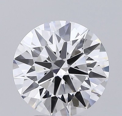Diamante Redondo 3.06 ct F VVS2   Triple Excelente Certificado IGI (Lab Grown)