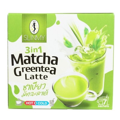 Slinmy 3in1 Instant Matcha Latte 161g Matcha Green Tea Latte Matcha Instant