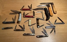 Lot Of Vintage Pocket Knives Boker, Magnum Bonsai, Cold Steel, Kissing Crane,etc