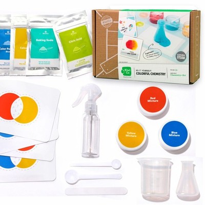 - Colorful Chemistry Set and Science Kit with Safe Chemical Reactions, for 3-...