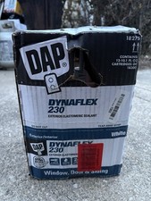 12 Pack Dap 18275 DYNAFLEX 230 Exterior/Interior Sealant - White 10.1 oz