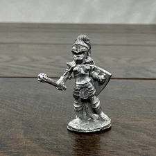 Ral Partha Fantasy Adventurers FEMALE PALADIN PLATE ARMOR & MACE 1984 Metal